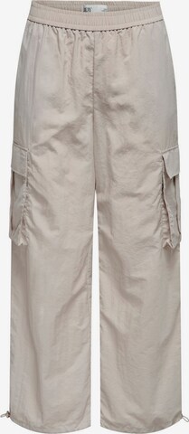 JDY Wide leg Cargo Pants in Grey: front