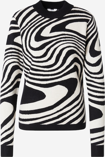 Pulover 'RAY' OBJECT pe negru / alb, Vizualizare produs