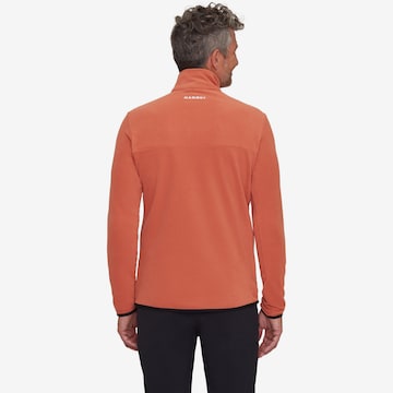 MAMMUT Tapered Athletic Fleece Jacket 'Innominata Light' in Orange
