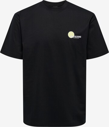 T-Shirt 'KOLE' Only & Sons en noir : devant