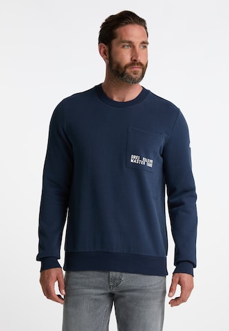 DreiMaster Maritim Sweatshirt in Blauw: voorkant