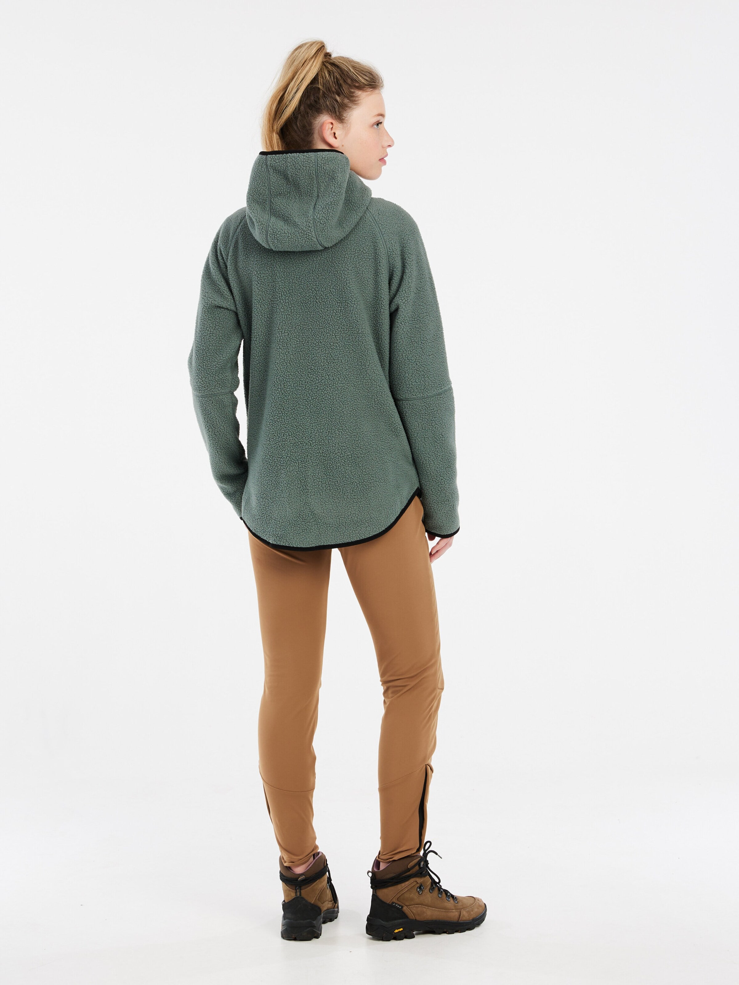 PROTEST Fleece jas 'PRTGOLD' in Groen