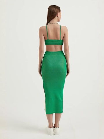 Hiccup Knitted Top in Green