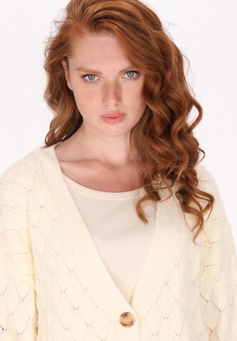 DreiMaster Vintage Strickjacke in Weiß