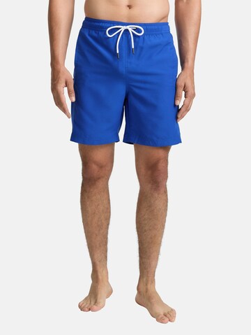 TOM TAILOR DENIM Zwemshorts in Blauw