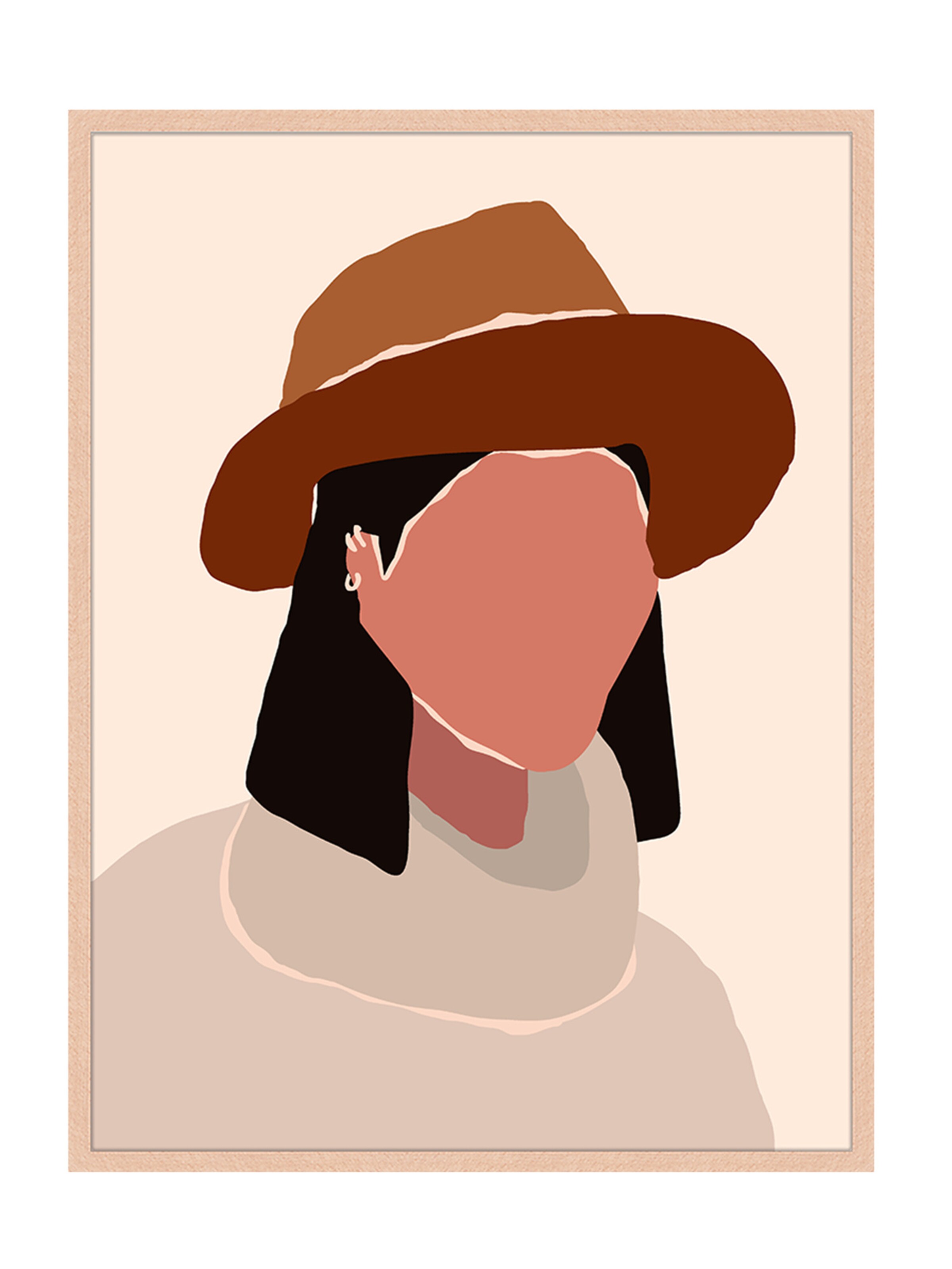 Liv Corday Image 'Fashion Lady' in Brown: front