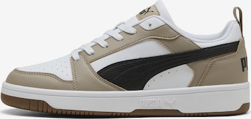 Baskets basses 'Rebound V6' PUMA en blanc : devant