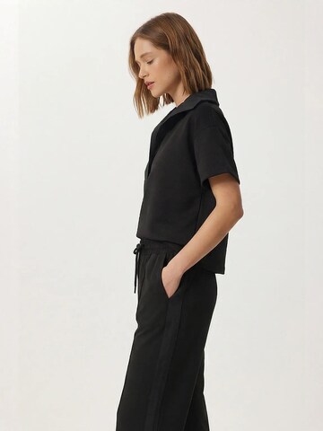 Pantalons de tailleur Happiness İstanbul en noir
