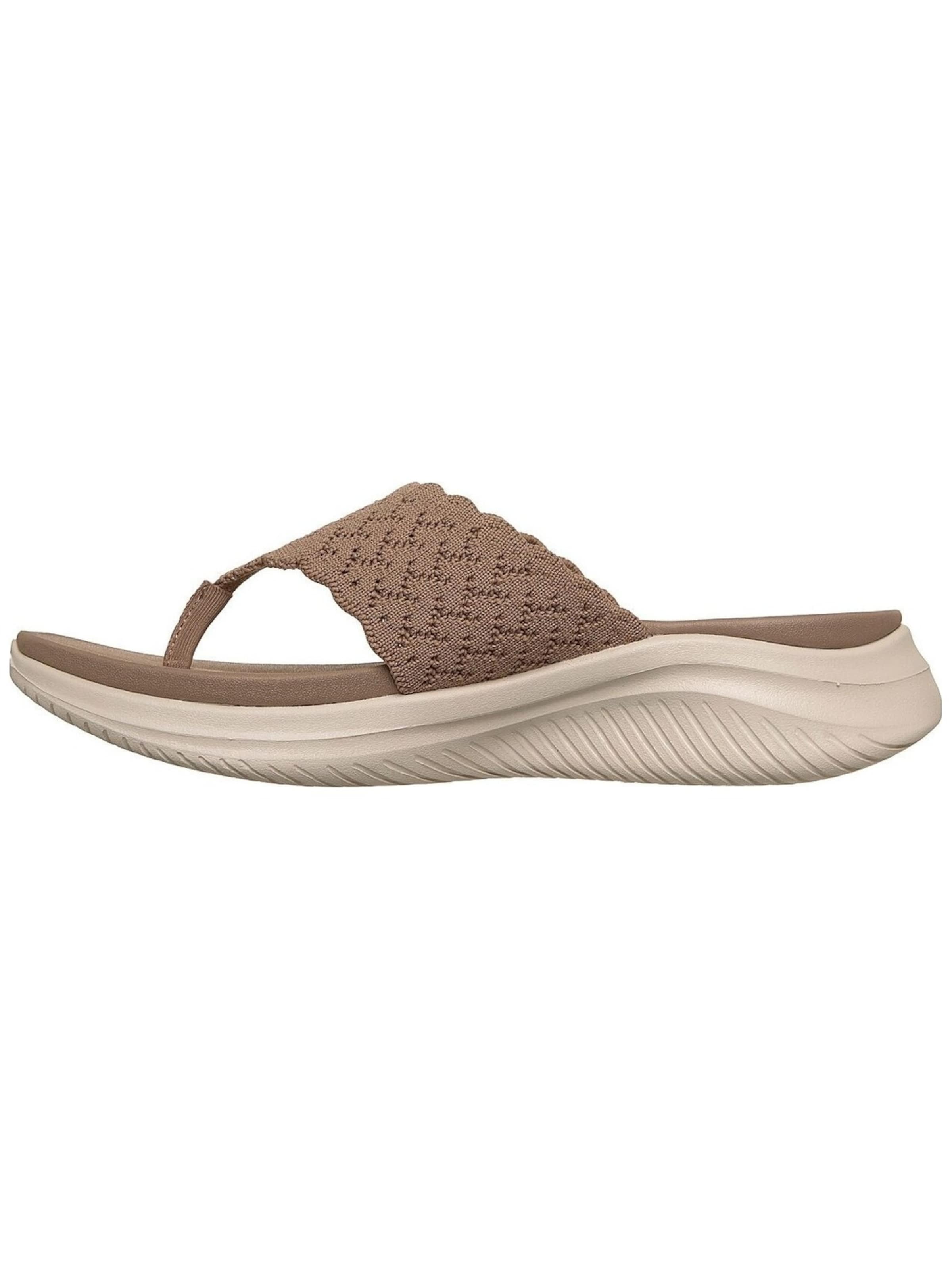 SKECHERS Sandal 'Skechers Ultra Flex 3.0 Sandal-rhythm' in Brown: front