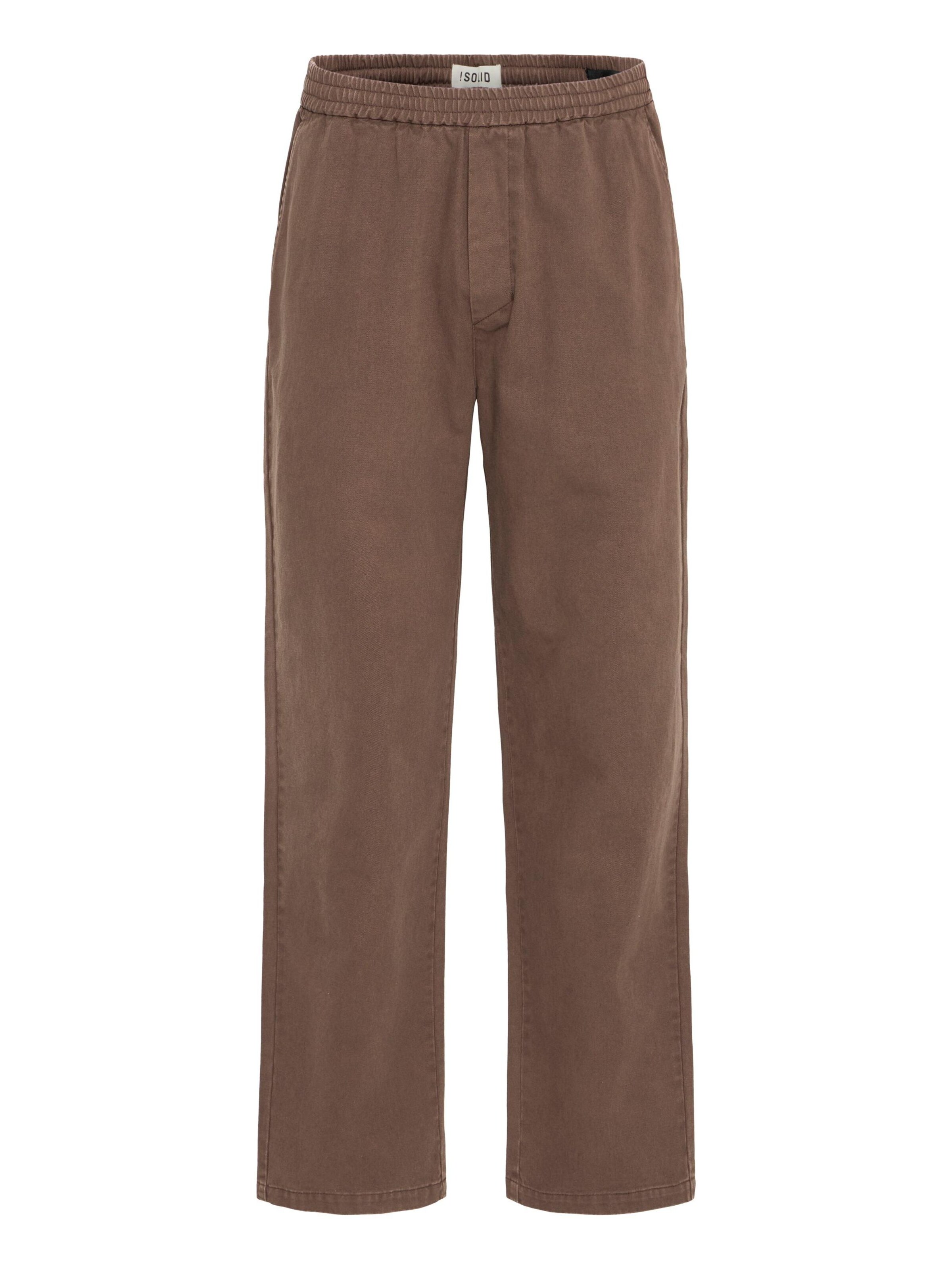 !Solid Regular Chinohose ' SDLIAM ' in Braun: Vorderseite