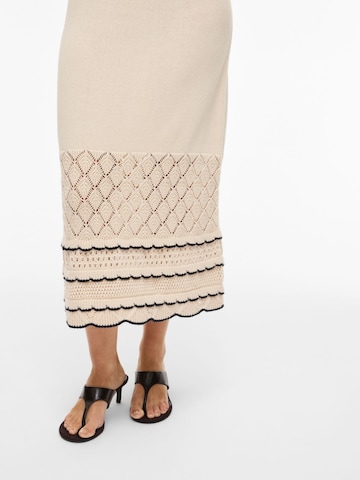 VILA Knit dress 'VIZinnia' in Beige