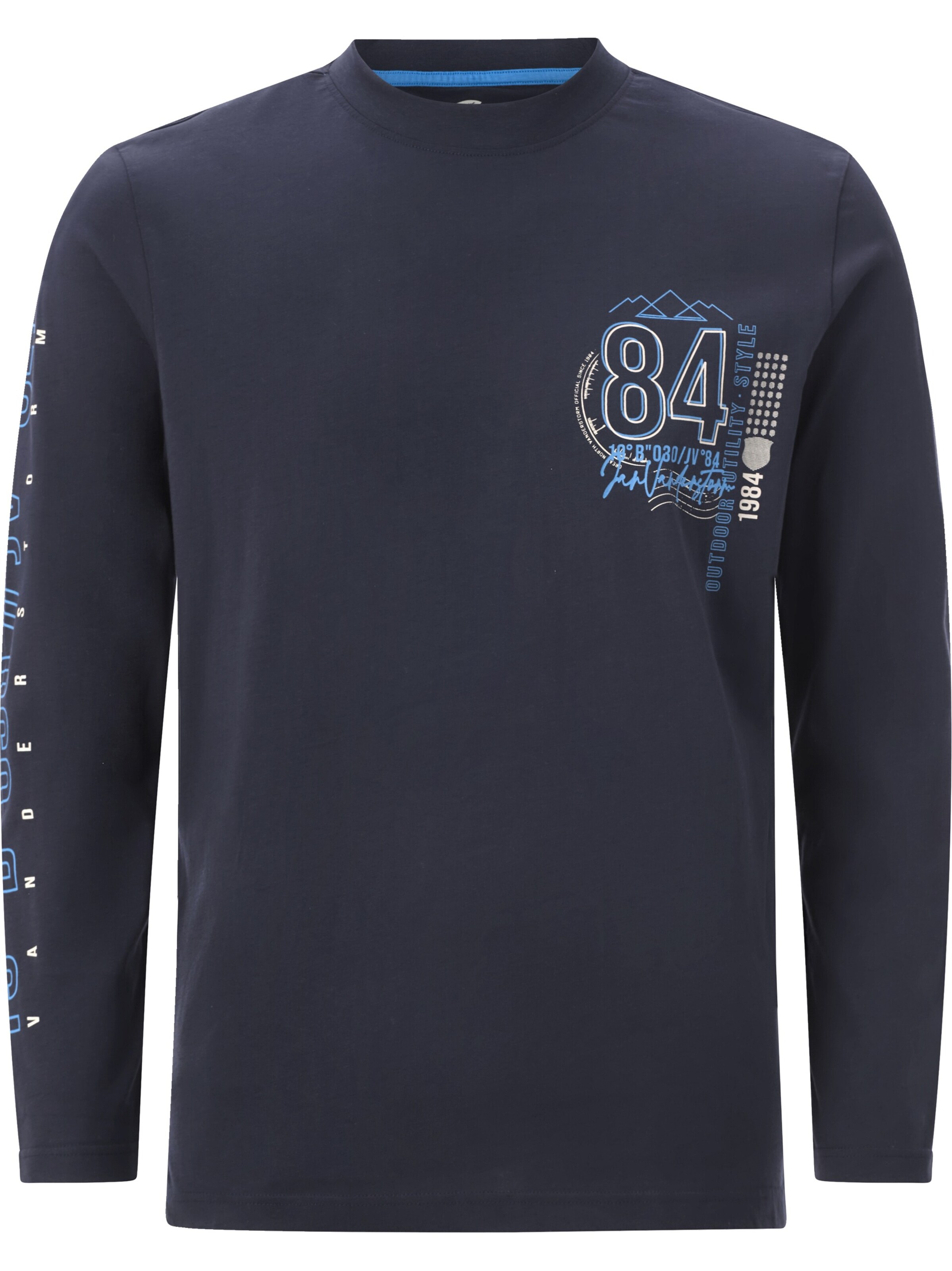 Jan Vanderstorm Shirt 'Norgard' in Blue