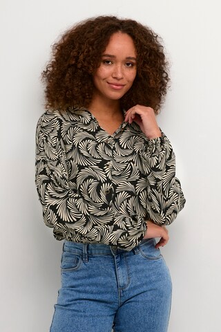 Kaffe Blouse 'Marta' in Zwart: voorkant