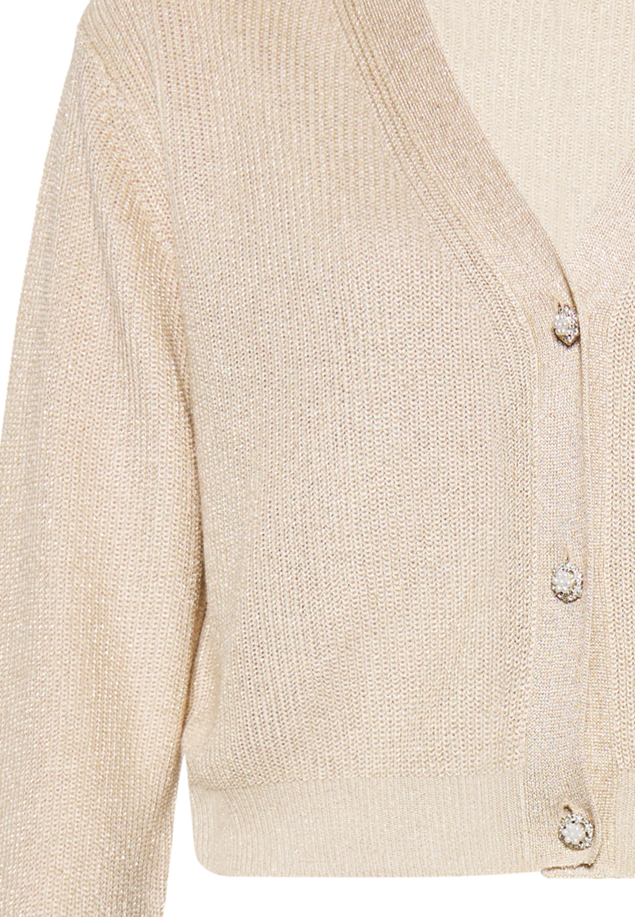 NAEMI Knit Cardigan in Beige