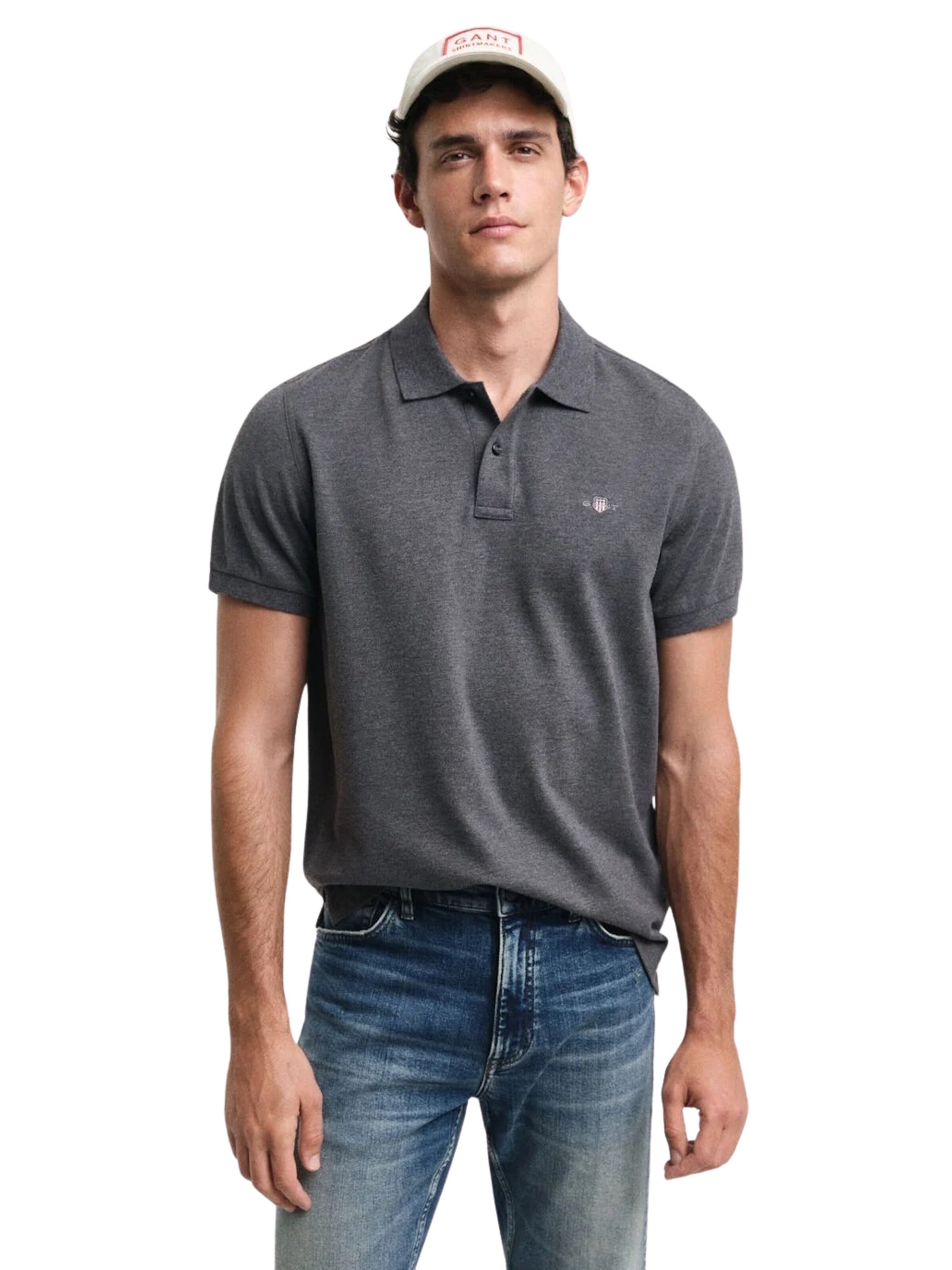 GANT Koszulka w kolorze szary: przód