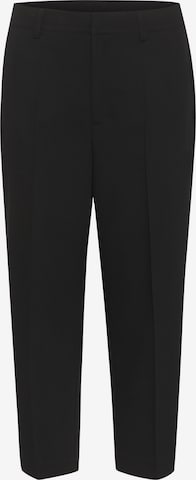 Kaffe Regular Pleated Pants 'Sakura ' in Black: front