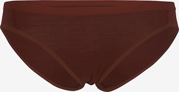 ICEBREAKER - Cueca desportiva 'Siren' em castanho: frente