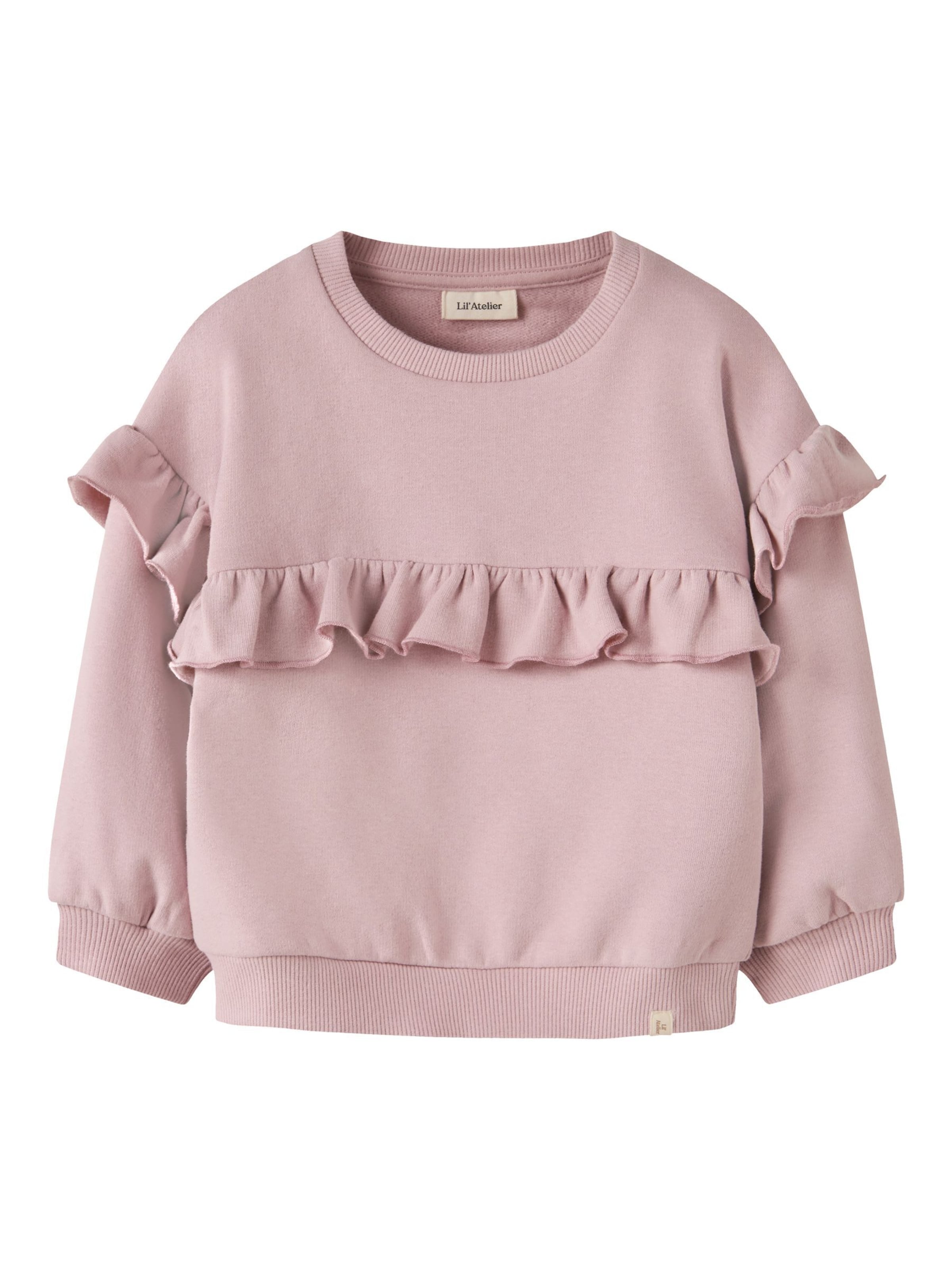 Lil'Atelier Sweatshirt in Lila: voorkant