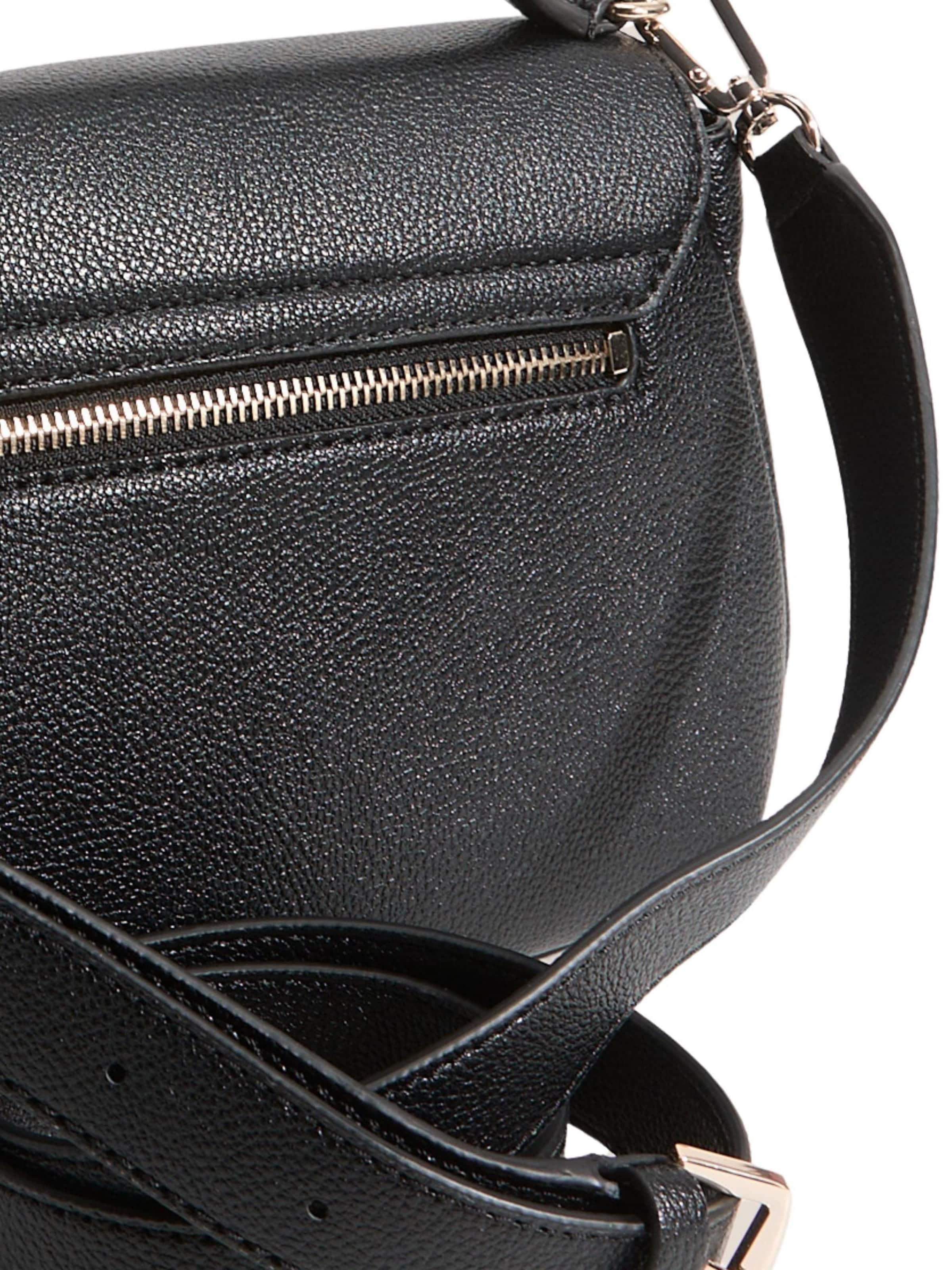 GUESS Torba na ramię 'Guess Sac Bandoulière Anadela 3 Comp Satch Black' w kolorze czarny