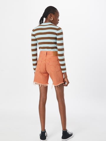 LEVI'S ® Regular Jeans '501® 90s Short' in Oranje