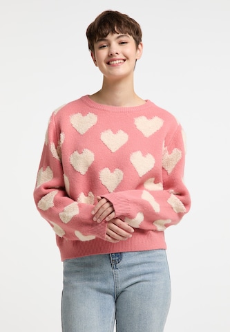 Pull-over MYMO en rose : devant