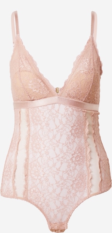 Underprotection Bodysuit in Pink: front