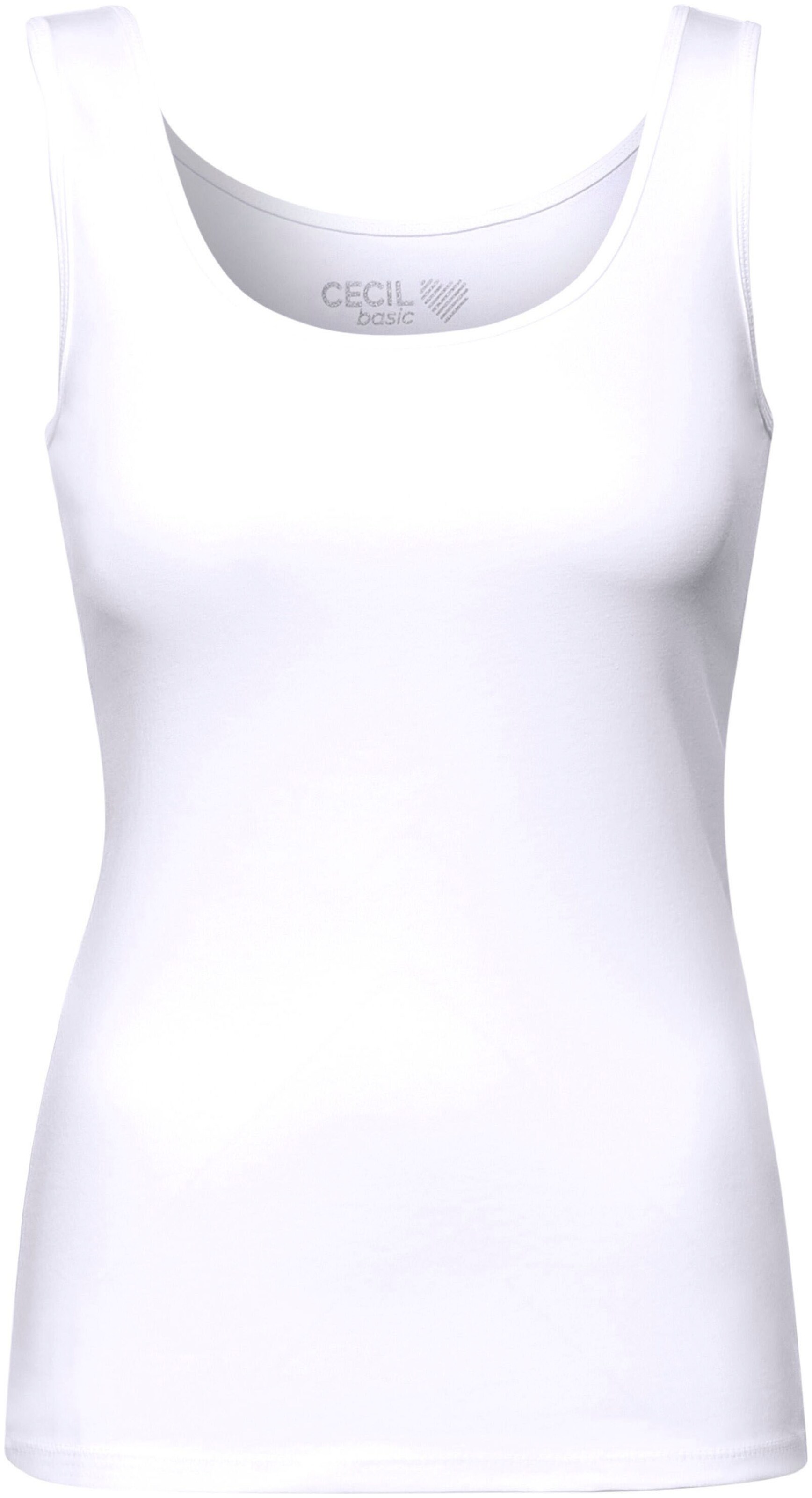 CECIL Top 'Linda' in White: front