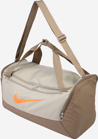 NIKE Sports Bag 'BRSLA' in Grey: front