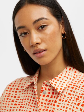 OBJECT Shirt Dress 'OFELIA' in Beige