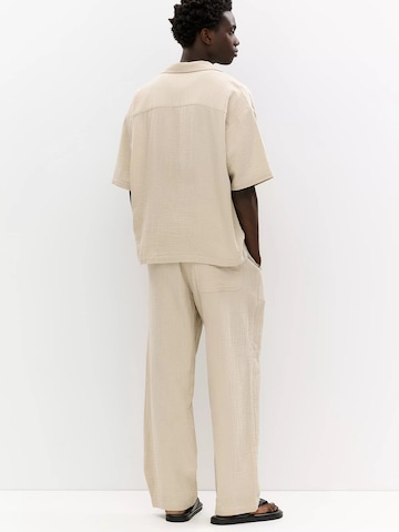 Baggy Pantalon Pull&Bear en marron