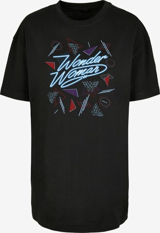 T-shirt 'DC Comics Wonder Woman 84 80s Mix' F4NT4STIC en noir : devant