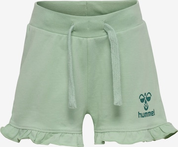 Pantalon 'Talya' Hummel en vert : devant