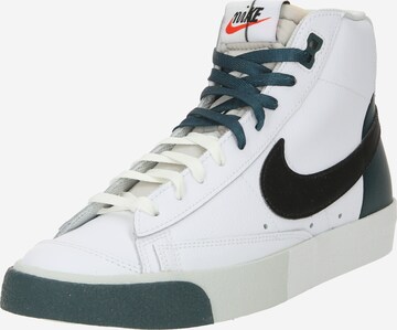 Baskets hautes '77 Premium' Nike Sportswear en blanc : devant