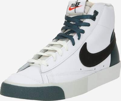 Nike Sportswear Hög sneaker '77 Premium' i smaragd / svart / vit, Produktvy