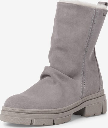 TAMARIS Ankle Boots in Grey: front