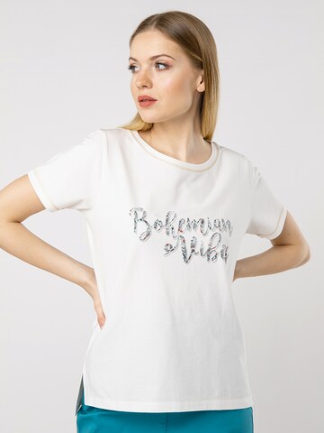 Quiosque Shirt in Wit: voorkant