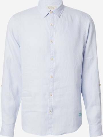 SCOTCH & SODA Regular fit Button Up Shirt in Blue: front