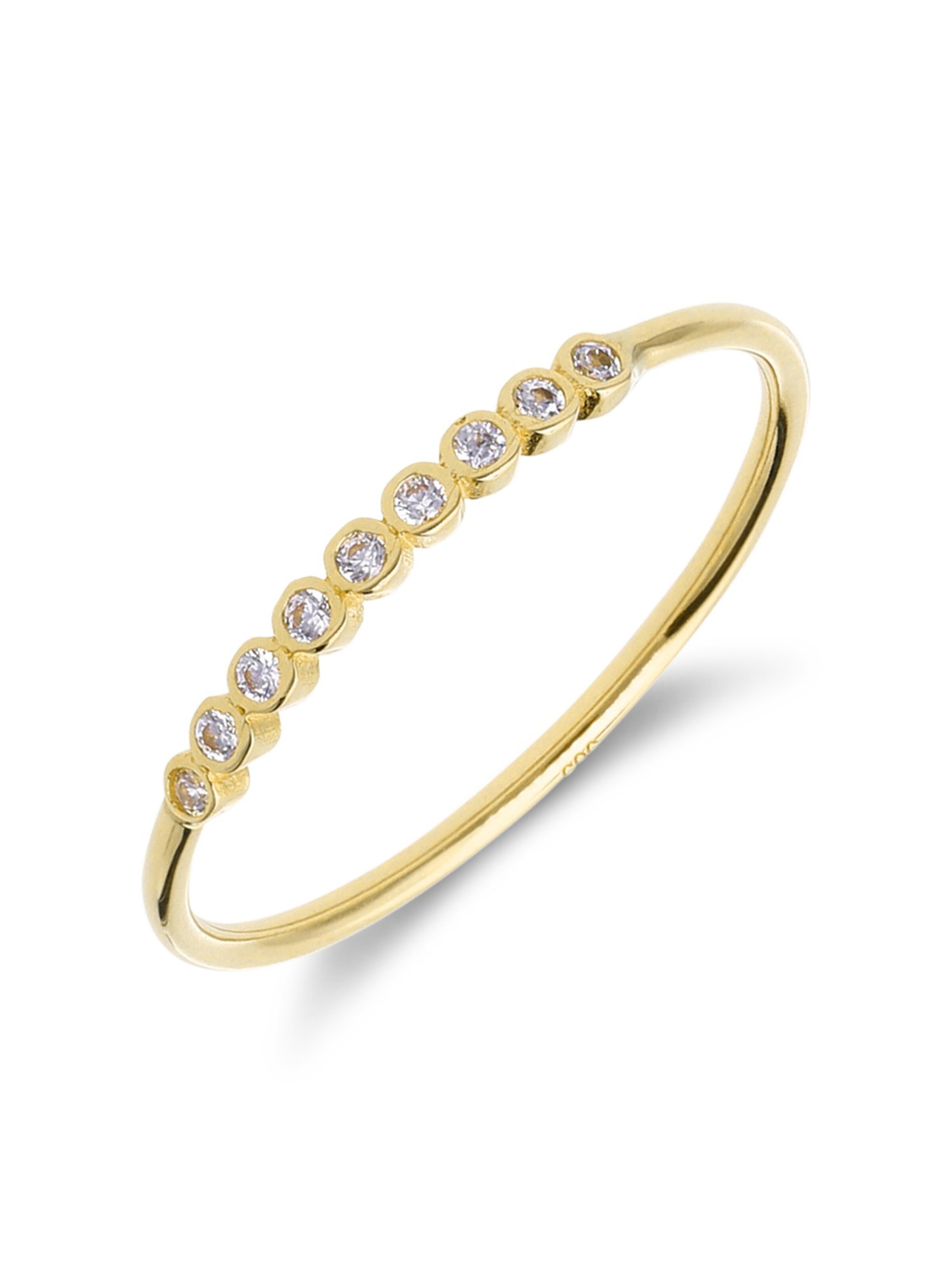 Lucardi Ring in Gold: front