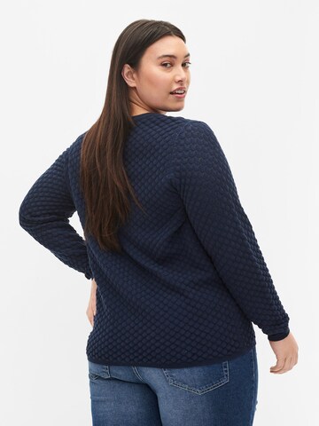 Zizzi Sweater 'CAELSA' in Blue