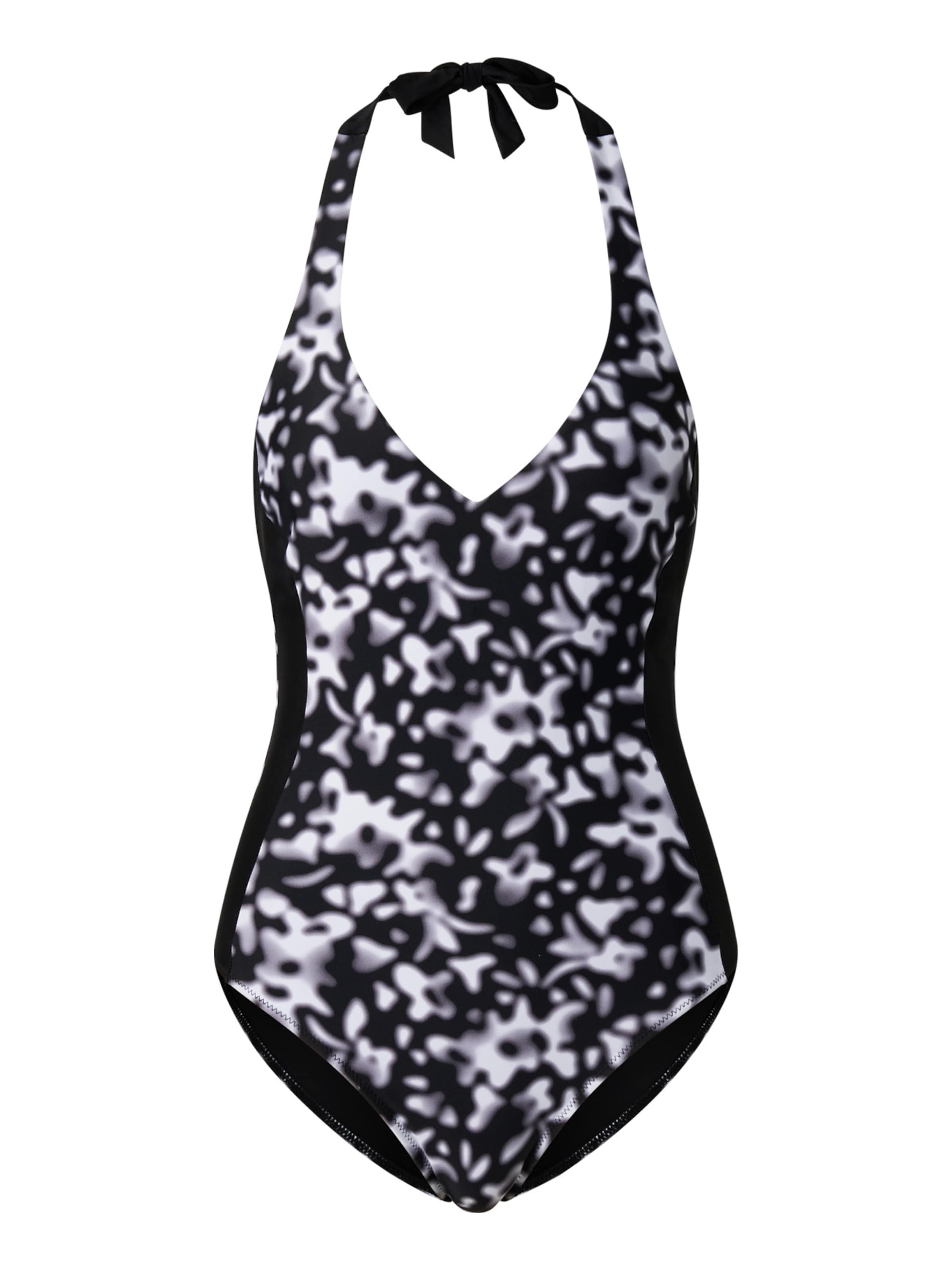Bogner Fire + Ice High neck Badeanzug 'Zahara' in Schwarz: Vorderseite
