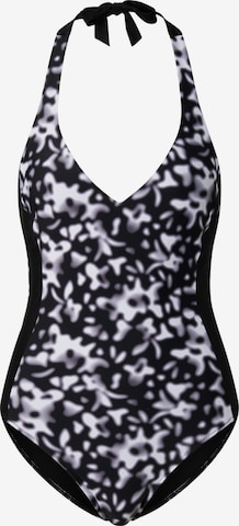 Bogner Fire + Ice High neck Badeanzug 'Zahara' in Schwarz: Vorderseite