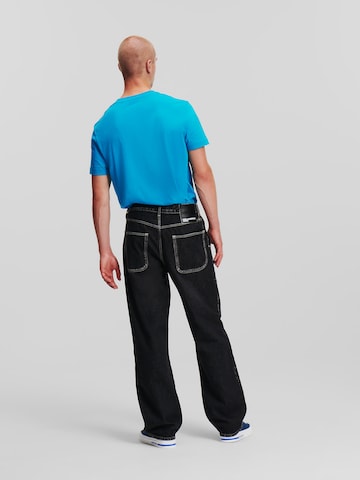 KARL LAGERFELD JEANS Loosefit Jeans in Schwarz