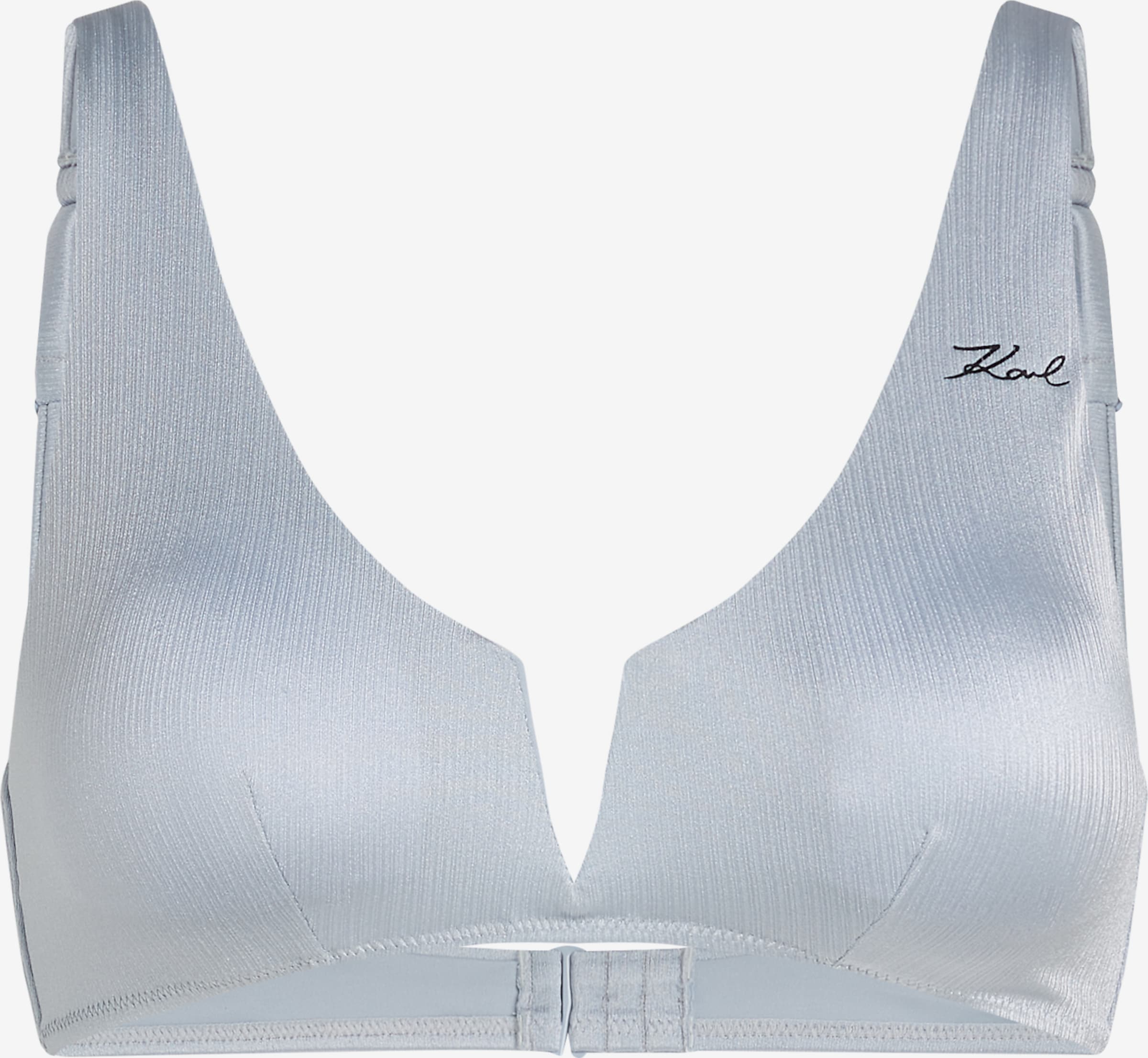 Karl Lagerfeld Бюстгальтер под футболку Верх бикини ' Dna Shiny Rib ...