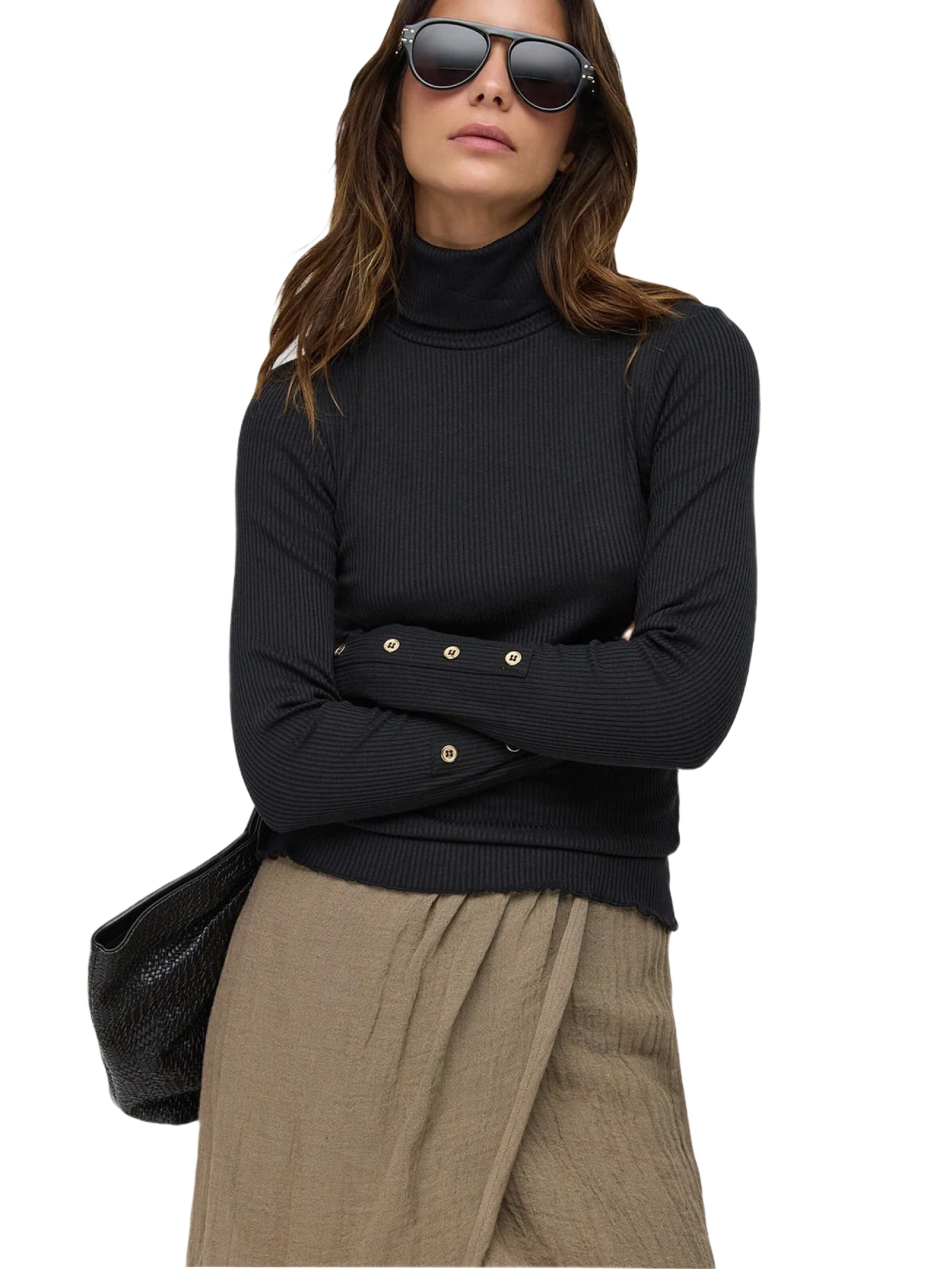 No Matter What Shirt in Schwarz: Vorderseite