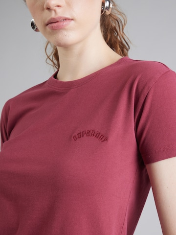 Superdry Shirt 'ESSENTIAL' in Red