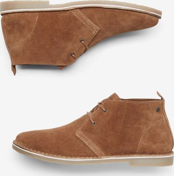 JACK & JONES Buty Chukka 'Bravo' w kolorze brązowy