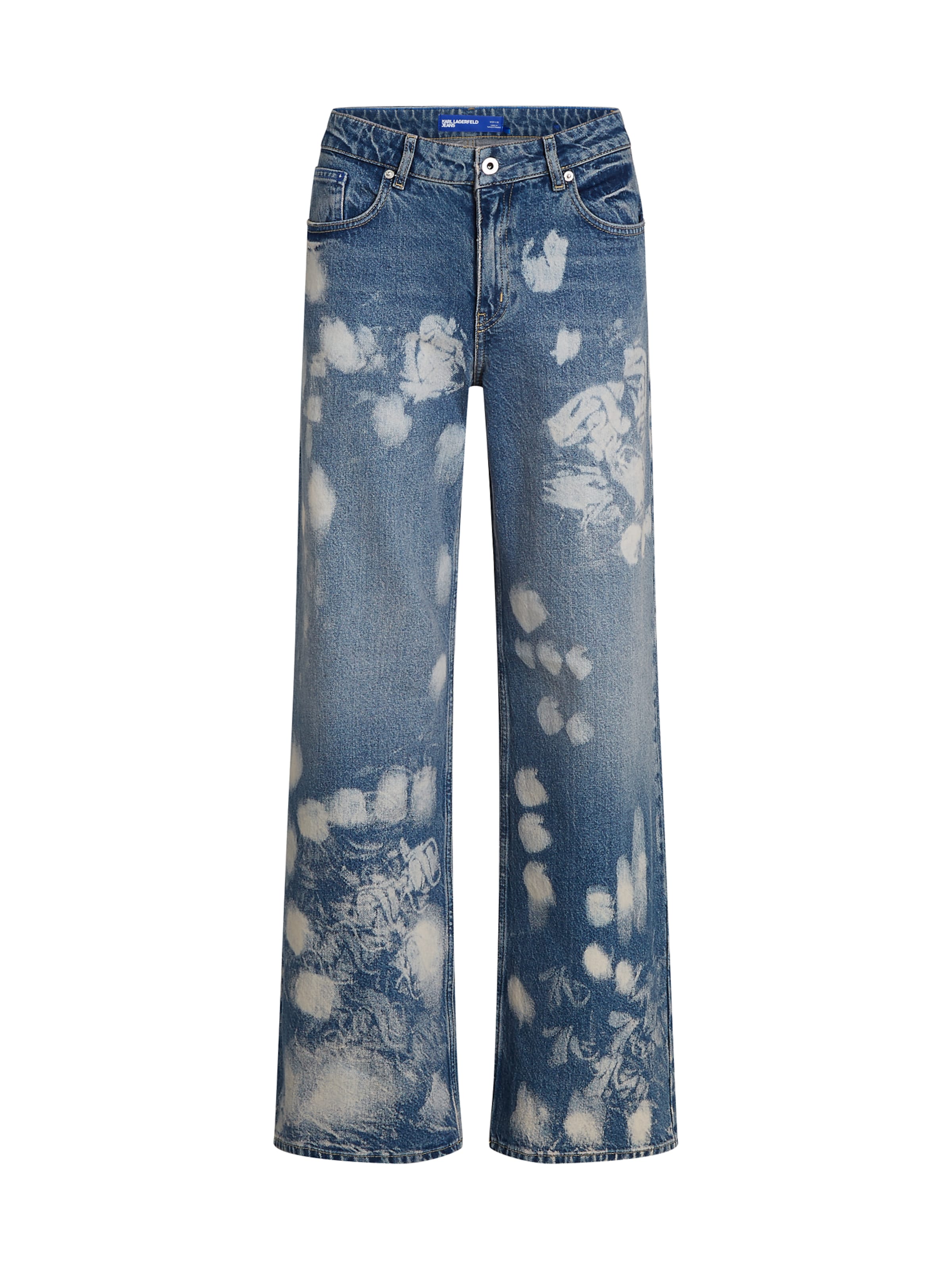 KARL LAGERFELD JEANS Loosefit Farmer - kék: elől