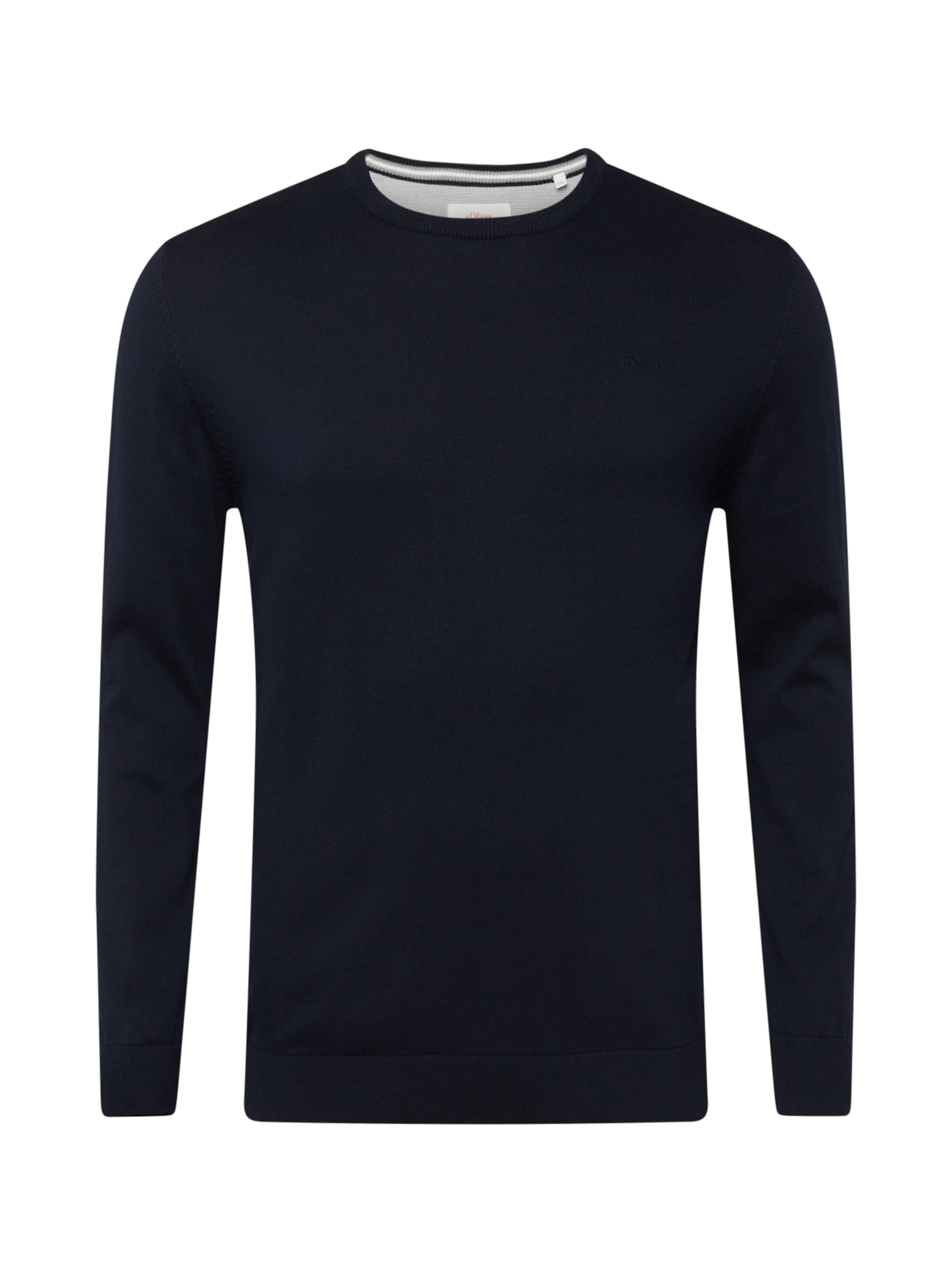 s.Oliver Men Big Sizes Pullover in Blau: Vorderseite