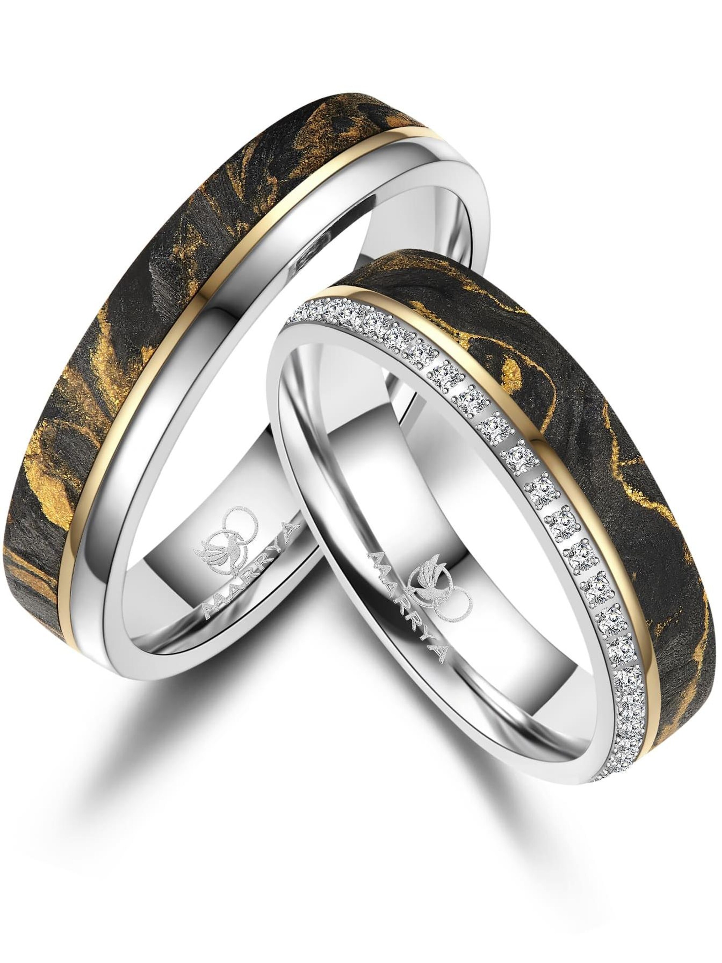 MARRYA Ring 'MARRYA CA-10'‌ in Schwarz
