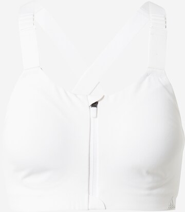 Soutien-gorge de sport ADIDAS SPORTSWEAR en blanc : devant